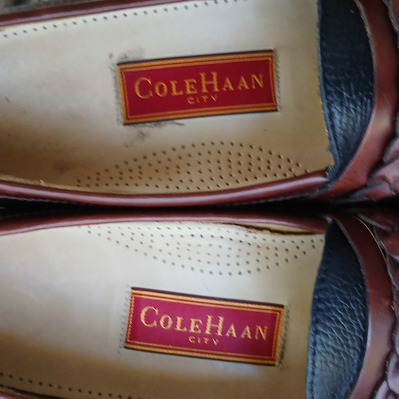 Cole Haan Men\'s Black‎ and Brown Leather Loafers . Sz9.5 main image 6